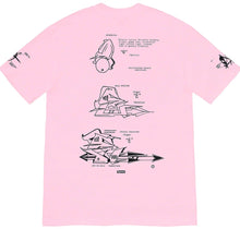 Load image into Gallery viewer, Supreme Rammellzee Tag Tee Light Pink
