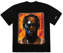 Load image into Gallery viewer, Travis Scott T-3500 Portrait T-shirt Black
