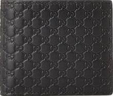 Load image into Gallery viewer, Gucci Bifold Wallet MicroGuccissima Black
