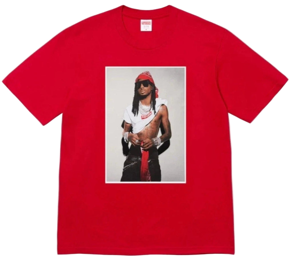 Supreme Playboi Carti Photo Tee Red