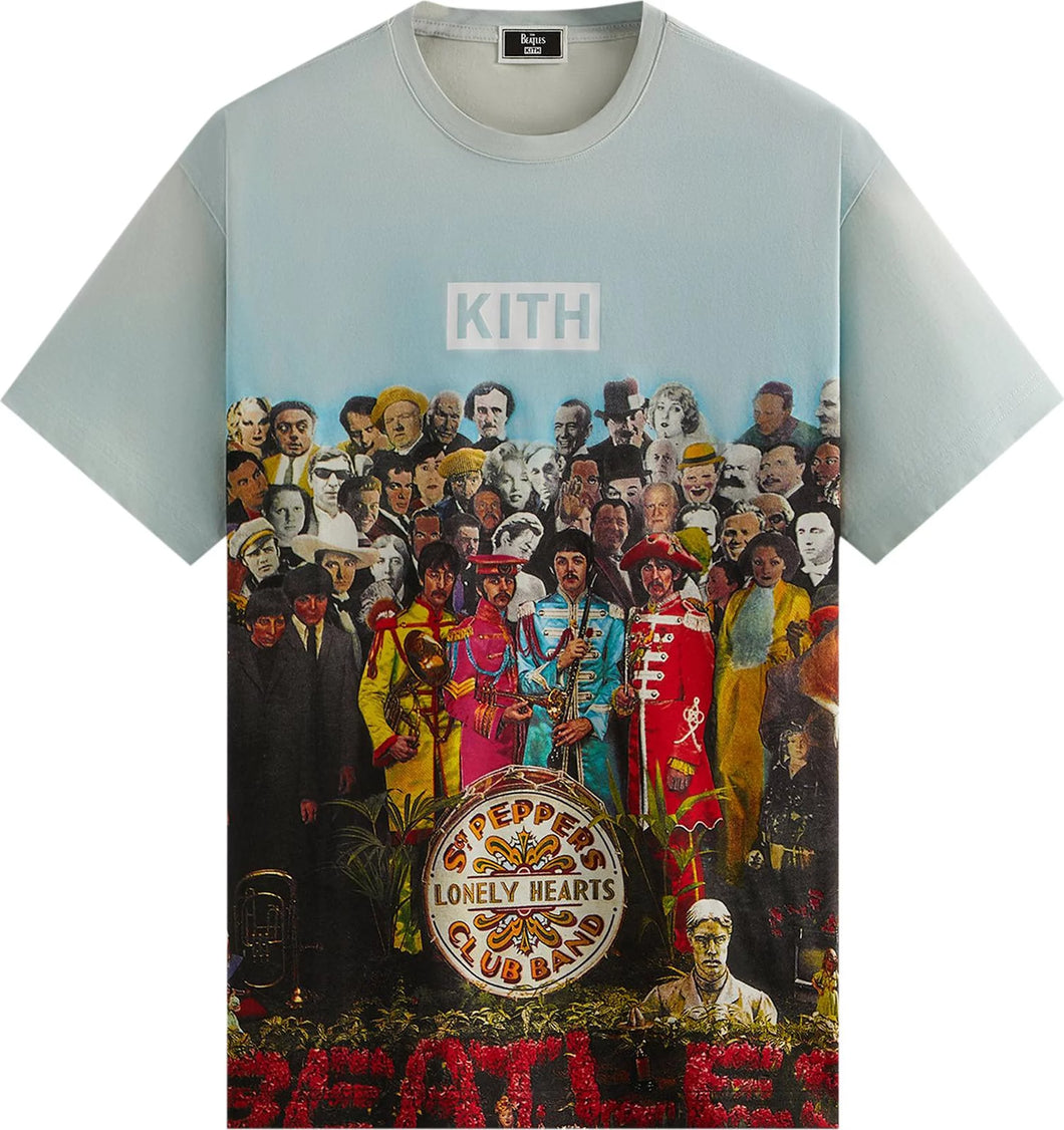 Kith for The Beatles SGT Pepper Vintage Tee Chalk