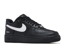 Load image into Gallery viewer, Nike Air Force 1 Low Supreme Black White
