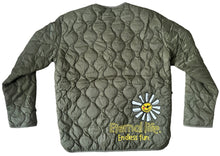 Load image into Gallery viewer, First Row Olive Quilted Woobi Puffer Jacket

