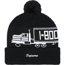 Load image into Gallery viewer, Supreme 18-Wheeler Beanie Black
