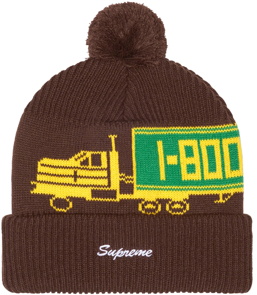 Supreme 18-Wheeler Beanie Brown