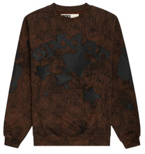 Load image into Gallery viewer, Sp5der Beluga Real Tree Camo Crewneck Sweatshirt Brown
