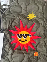 Load image into Gallery viewer, First Row Olive Quilted Woobi Puffer Jacket
