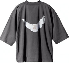 Load image into Gallery viewer, Yeezy Gap Engineered by Balenciaga Dove 3/4 Sleeve Tee Dark Grey
