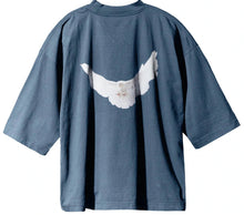Load image into Gallery viewer, Yeezy Gap Engineered by Balenciaga Dove 3/4 Sleeve Tee Dark Blue
