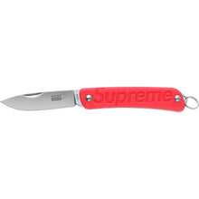 Load image into Gallery viewer, Supreme Boker Glow-in-the-Dark Keychain Knife Red
