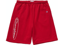Load image into Gallery viewer, Supreme Champion Outline Sweatshort Dark Red

